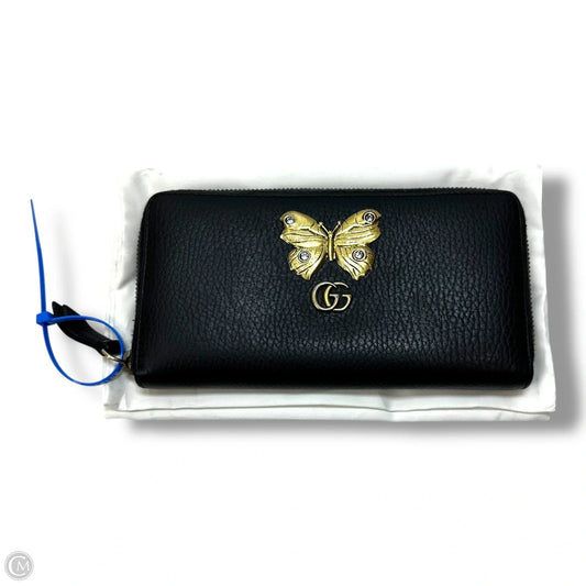 Wallet Luxury Designer By Gucci, Size: Small