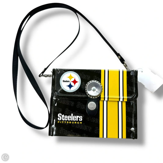 Pittsburgh Steelers football Crossbody By Clothes Mentor, Size: Small