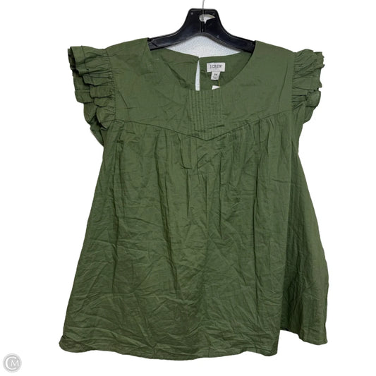 Top Sleeveless By J. Crew In Green, Size: 3x