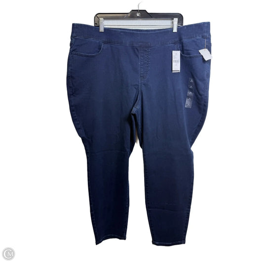 Jeans Jeggings By Lane Bryant In Blue Denim, Size: 24