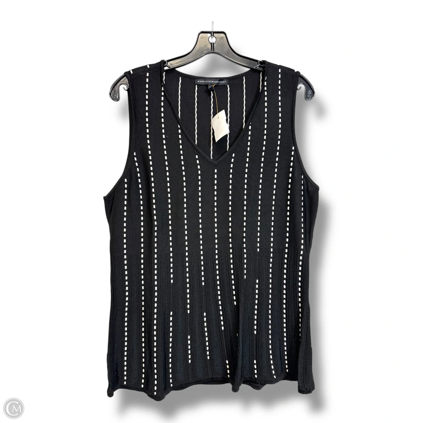 Top Sleeveless By White House Black Market In Black, Size: Xl