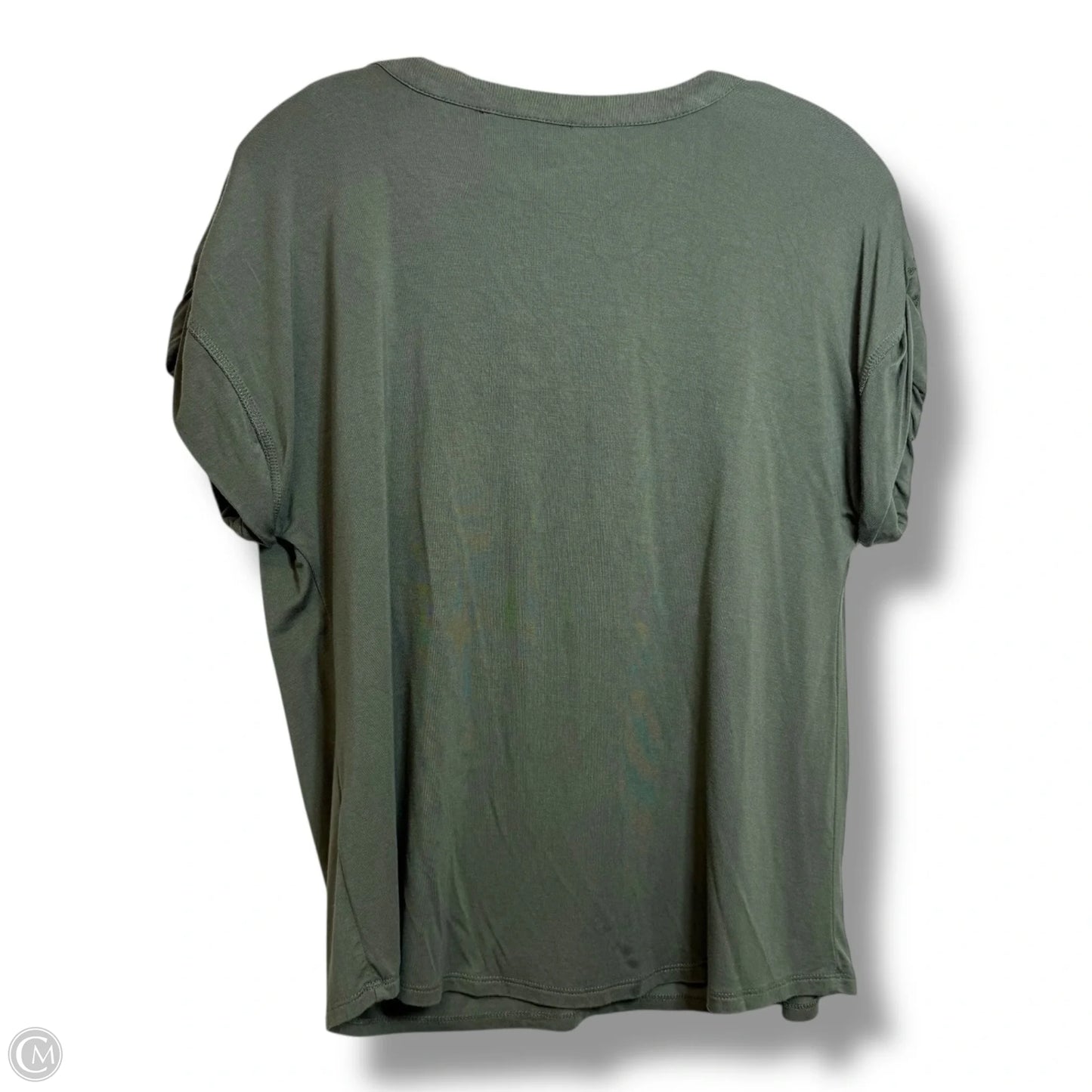 Top Short Sleeve By Cable And Gauge In Green, Size: M