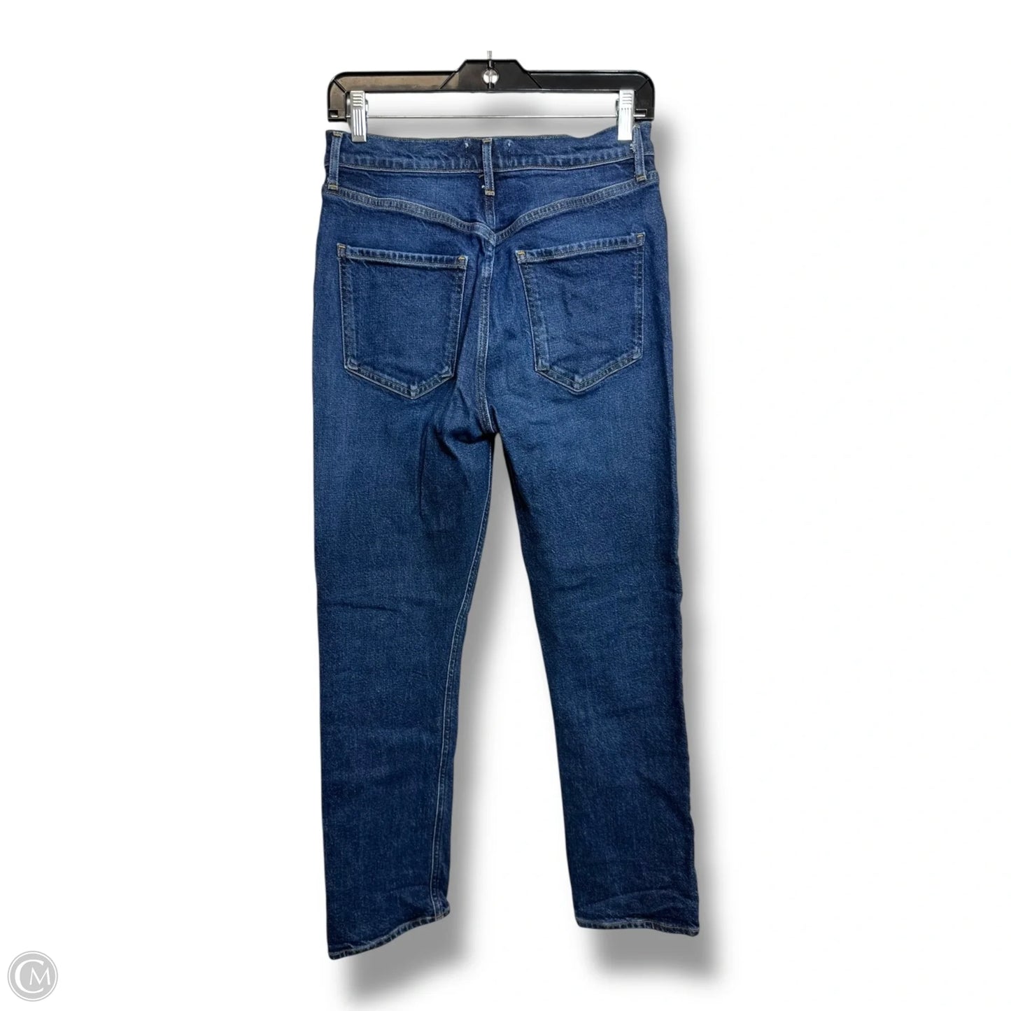Jeans Straight By Agolde In Blue Denim, Size: 6