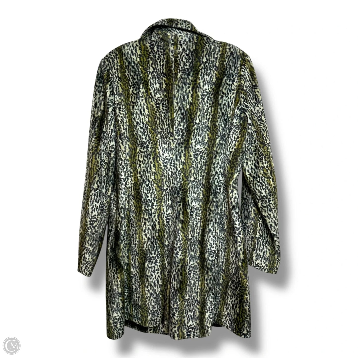 Coat Faux Fur & Sherpa By Arden B In Animal Print, Size: L