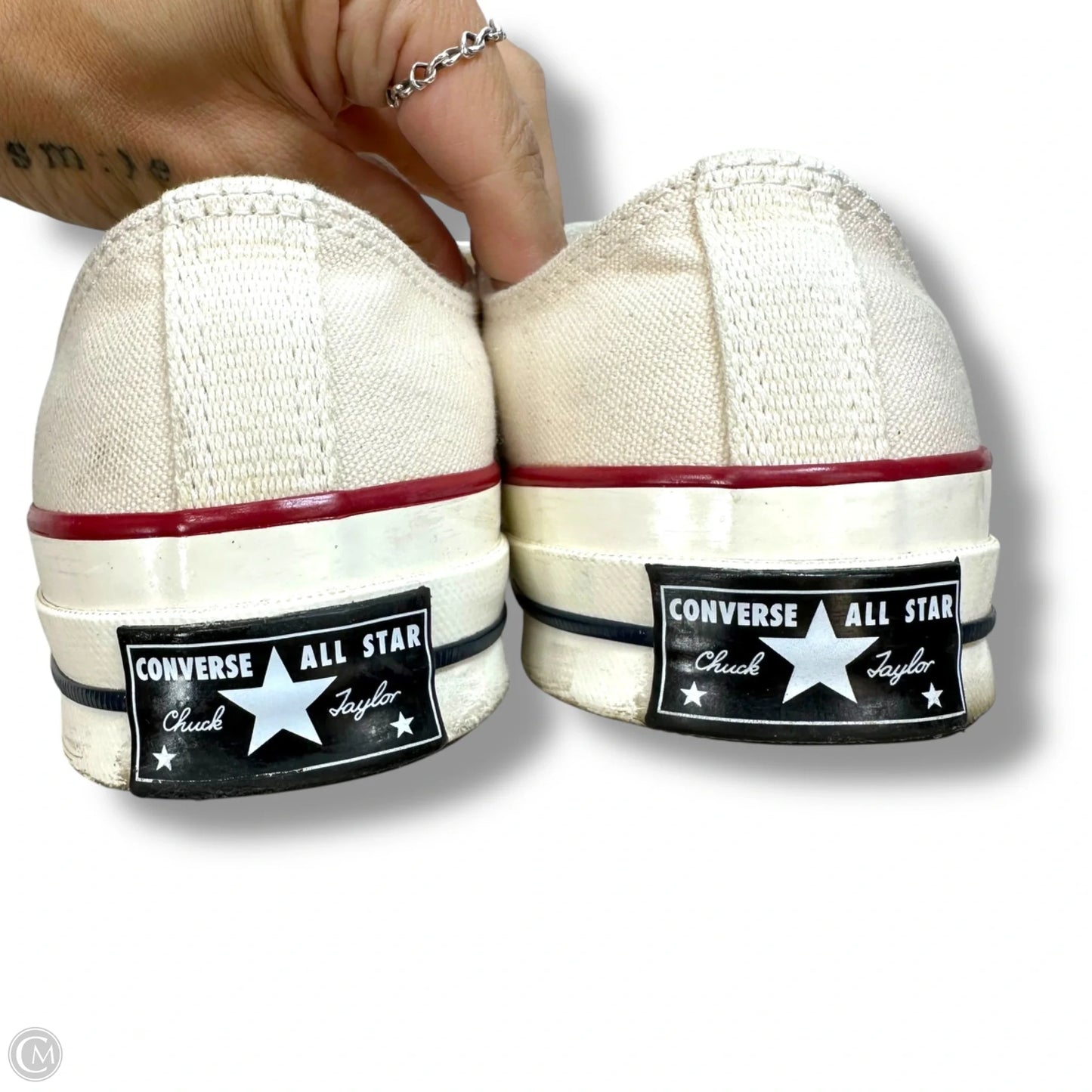 Shoes Sneakers By Converse In Ivory, Size: 9