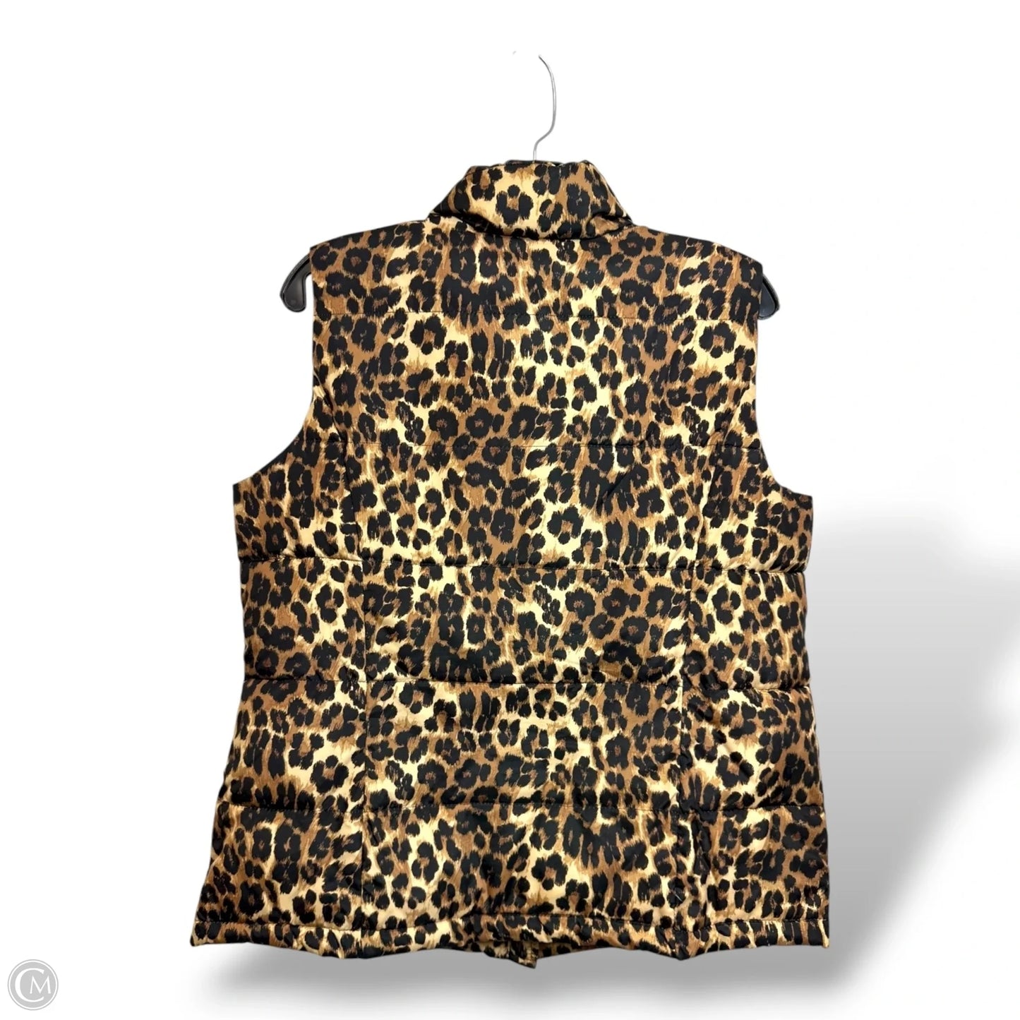 Vest Puffer & Quilted By Charter Club In Animal Print, Size: L