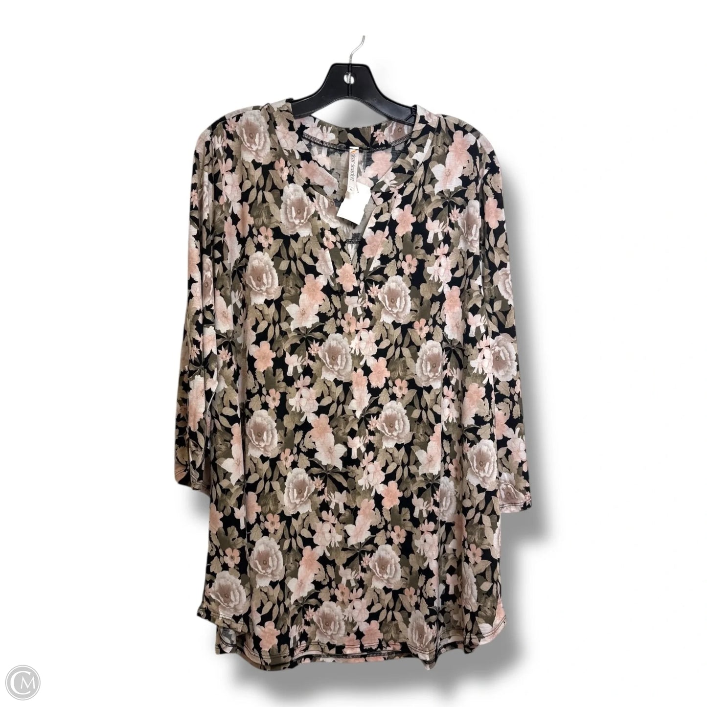 Top Long Sleeve By Dear Scarlett In Multi-colored, Size: Xl