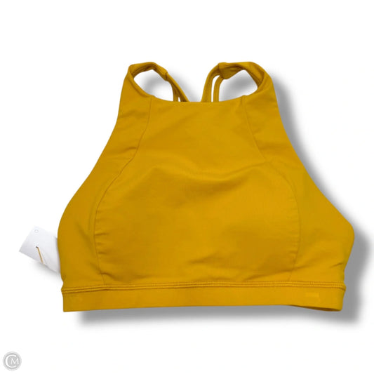 Athletic Bra By Lululemon In Yellow, Size: 4