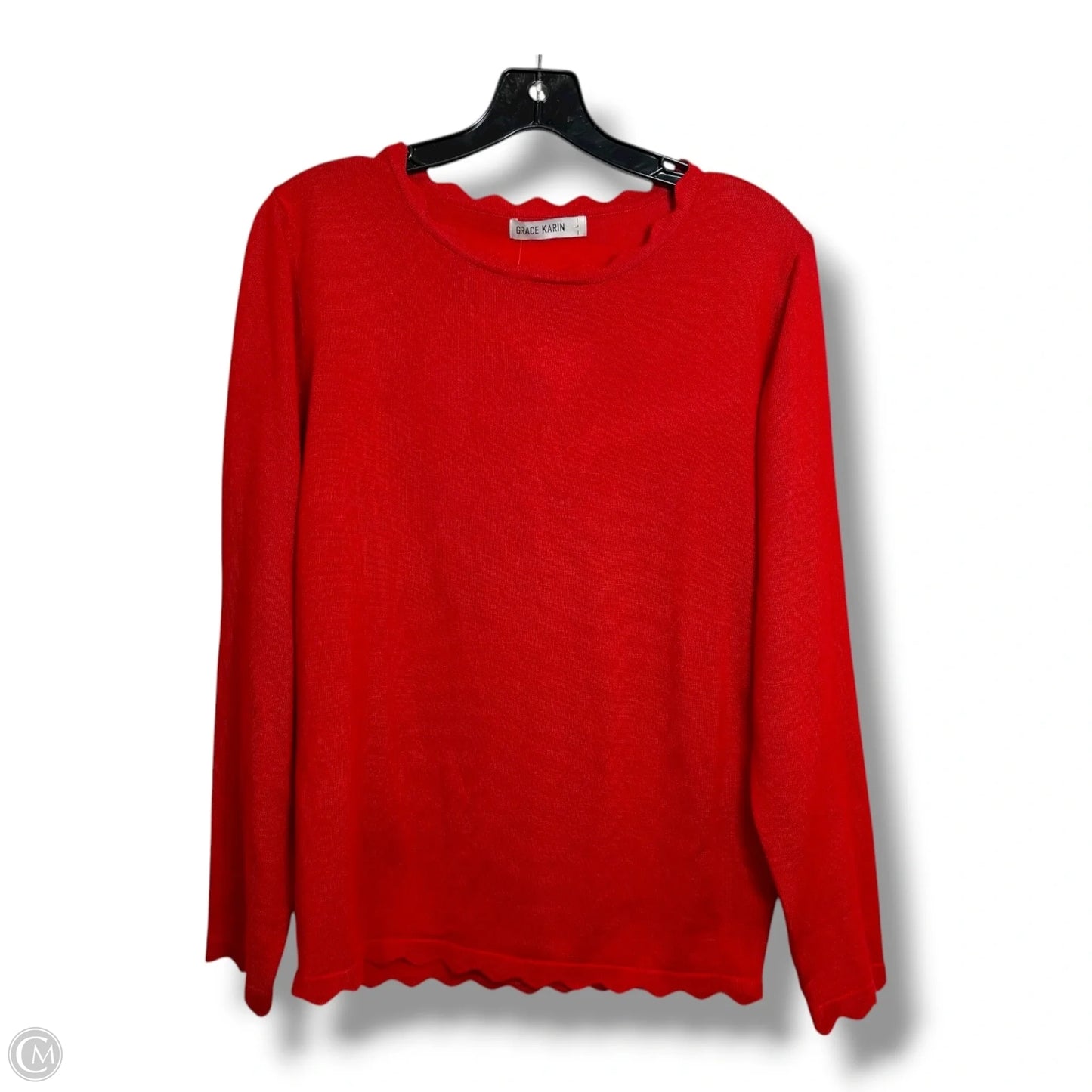 Sweater By Grace Karin In Red, Size: L