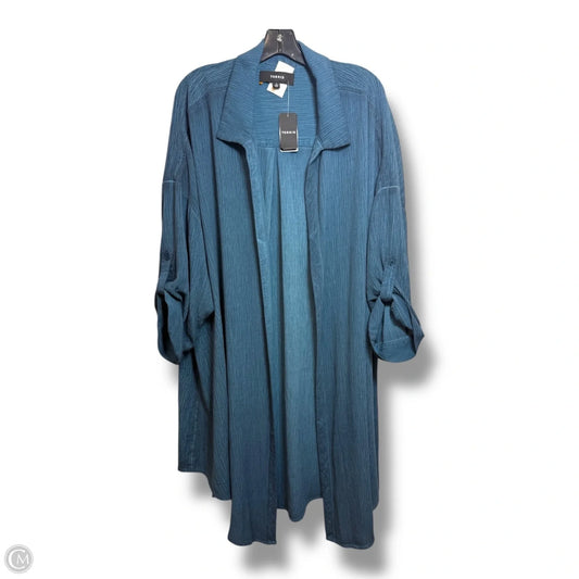 Cardigan By Torrid In Aqua, Size: 4x