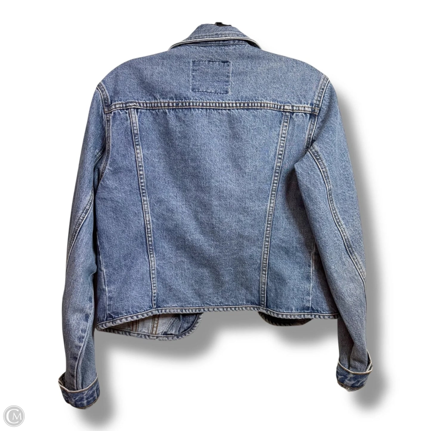 Jacket Denim By Clothes Mentor In Blue Denim, Size: M