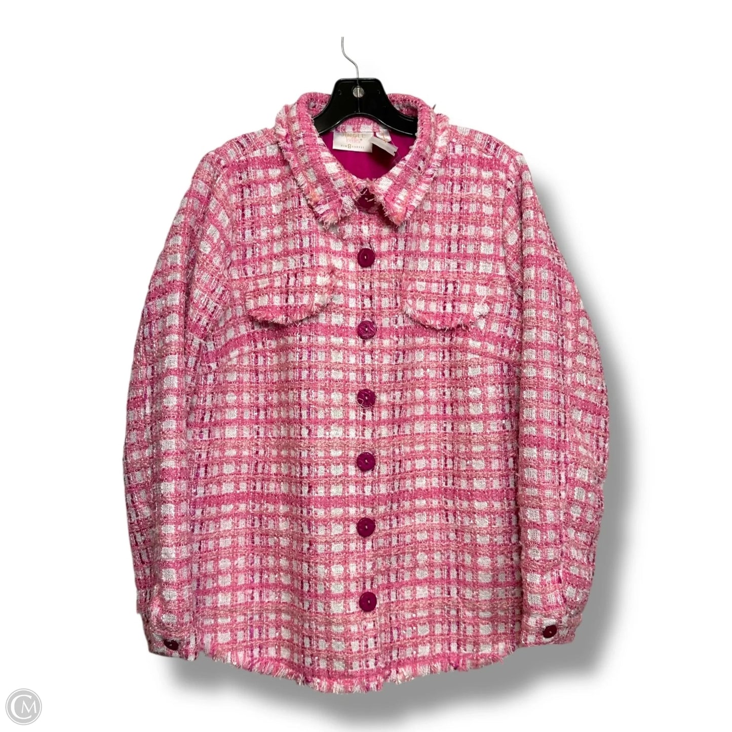 Blazer By Clothes Mentor In Pink, Size: Xxs