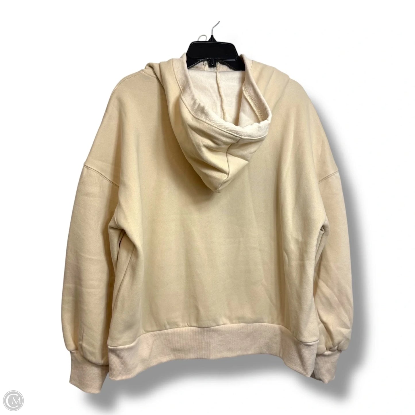 Sweatshirt Hoodie By New In In Ivory, Size: M