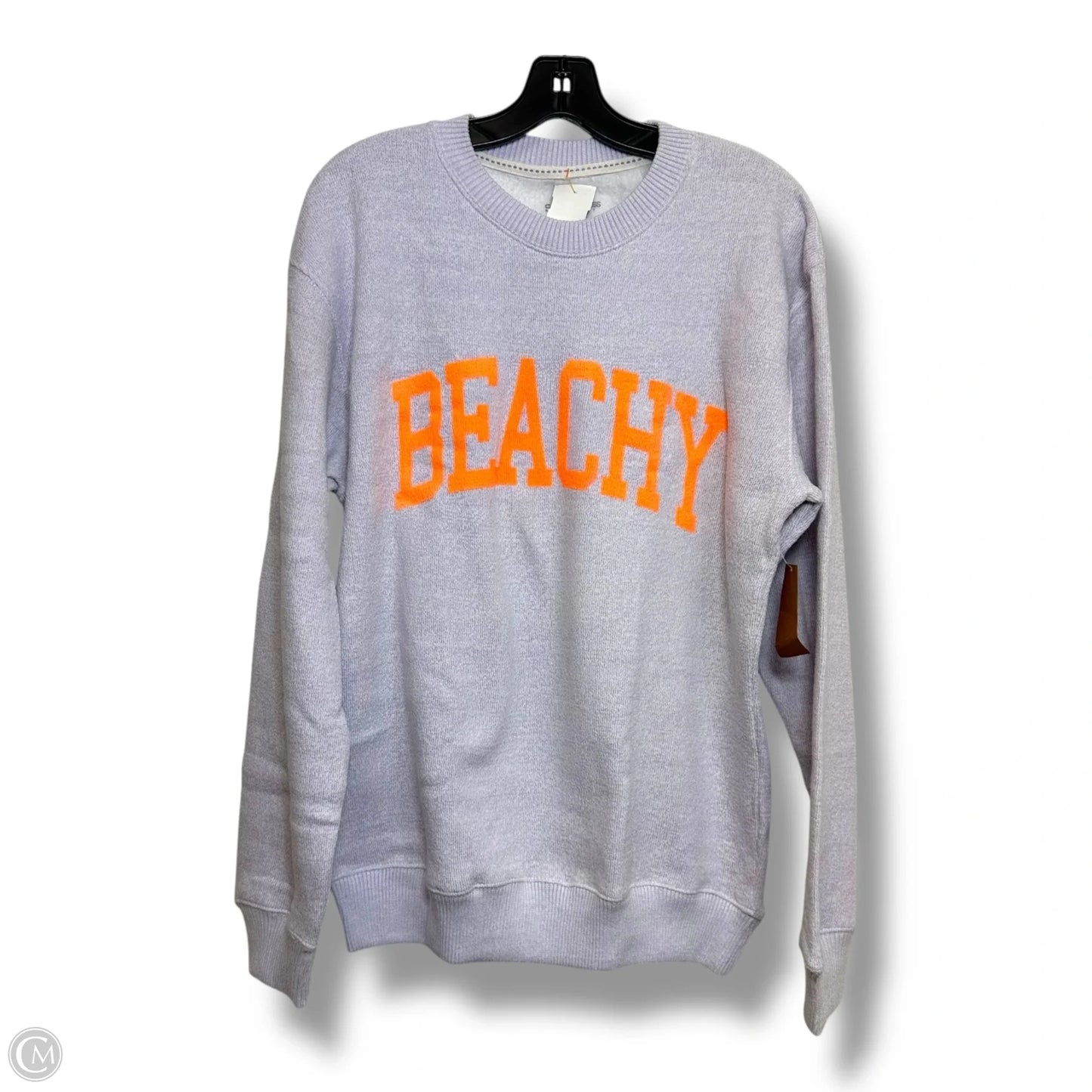 Beachy Sweater By Clothes Mentor In Purple, Size: M
