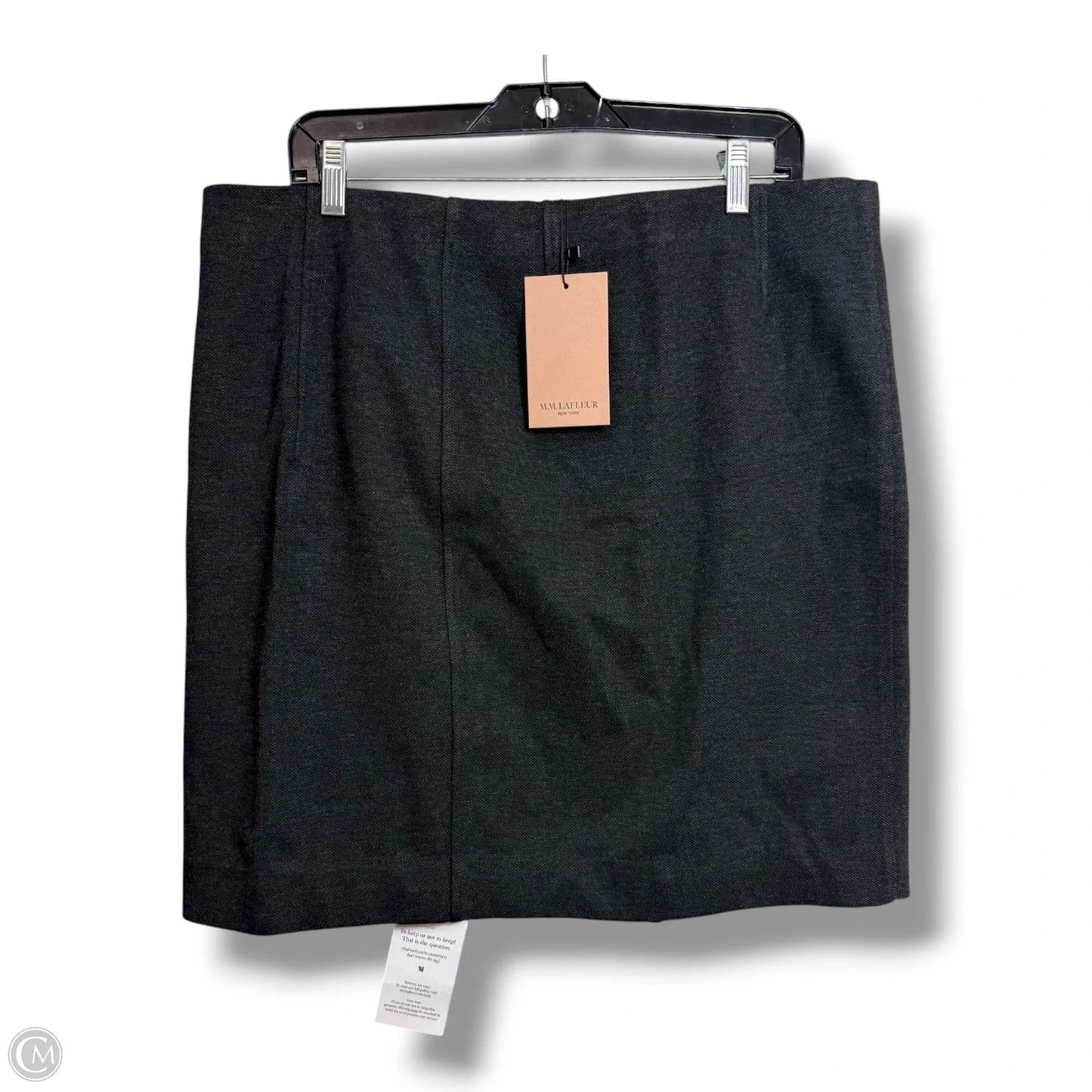 Skirt Mini & Short By MM LAFLUER In Grey, Size: 1x