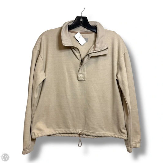 Top Long Sleeve Basic By Avalanche In Tan, Size: S