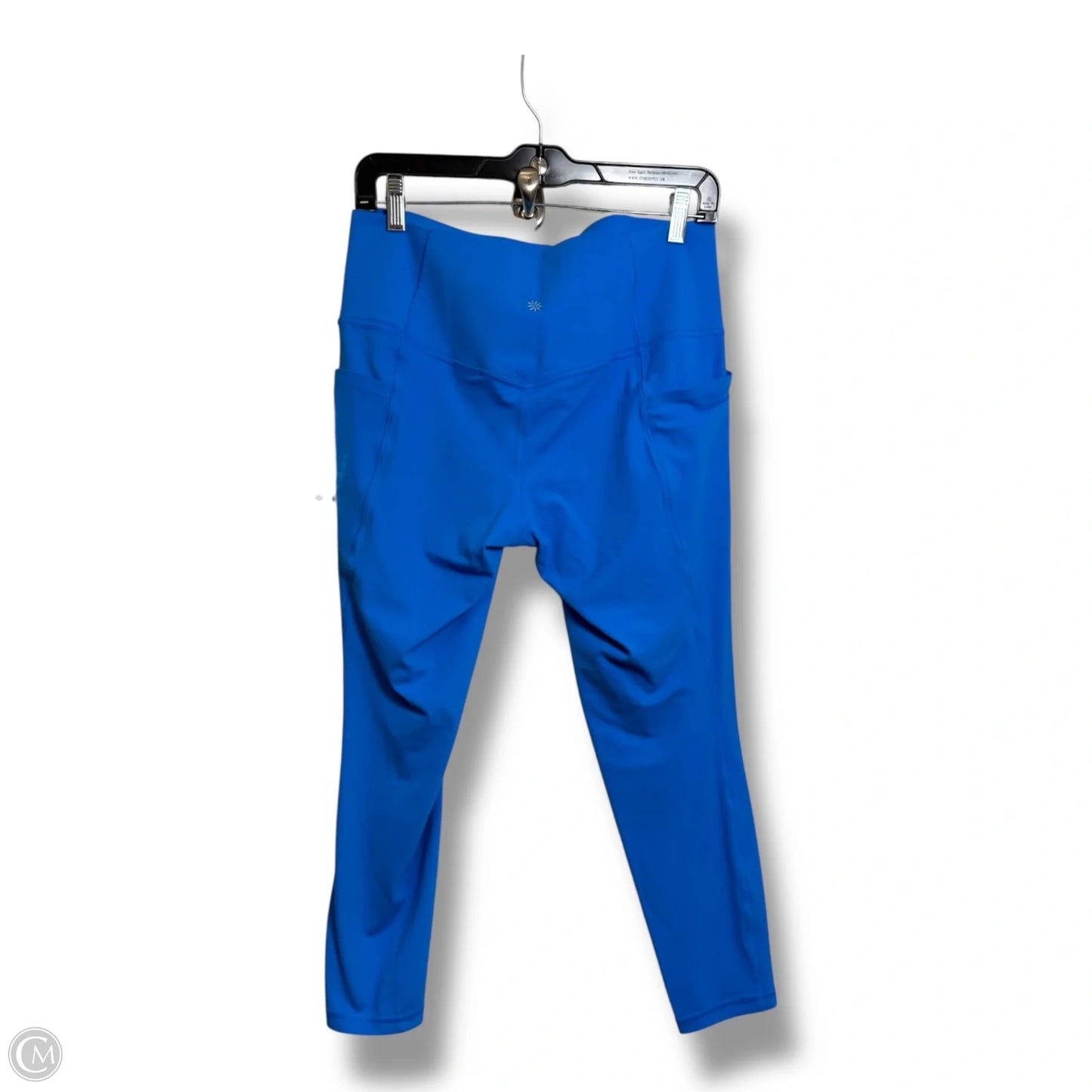 Athletic Leggings By Athleta In Blue, Size: L