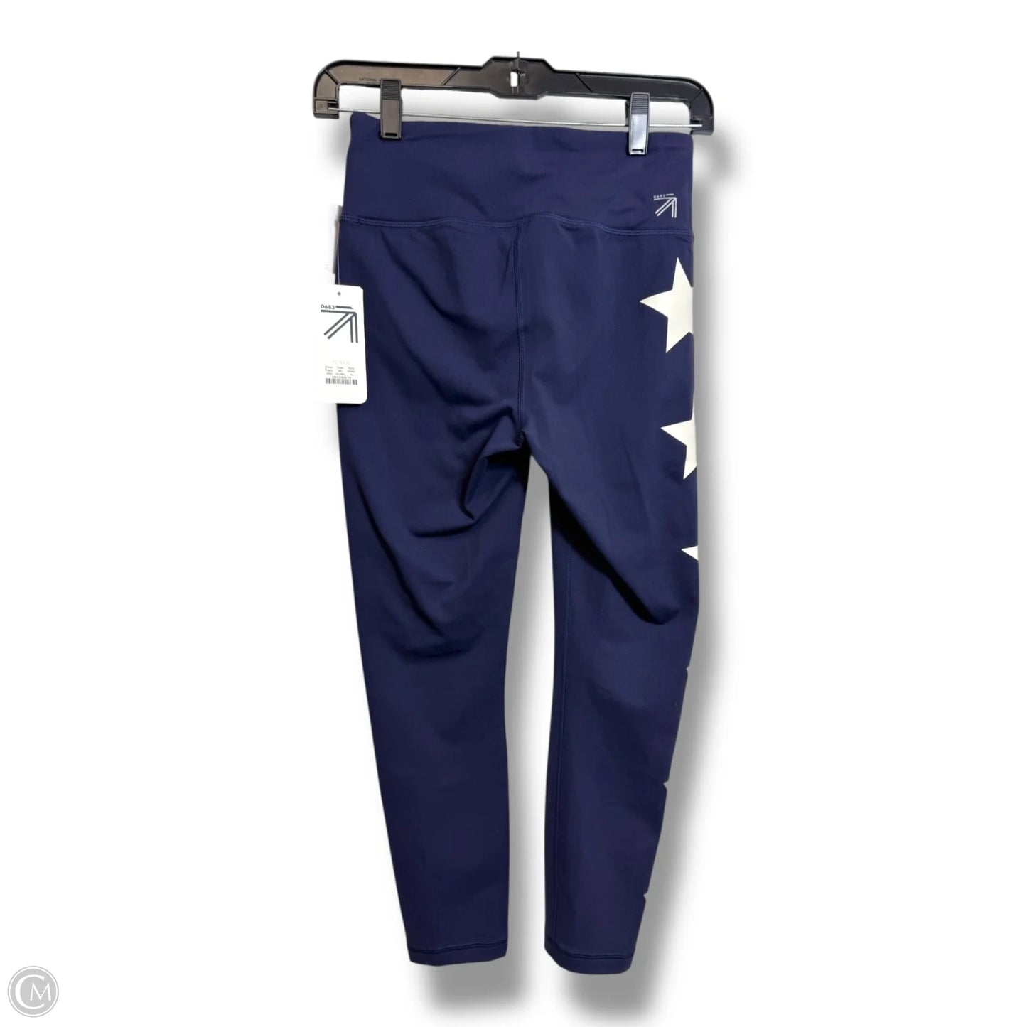 Athletic Leggings By New Balance In Blue & White, Size: S