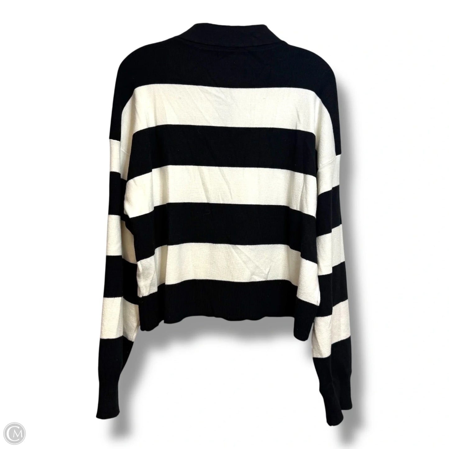 Sweater By Clothes Mentor In Striped Pattern, Size: Xl