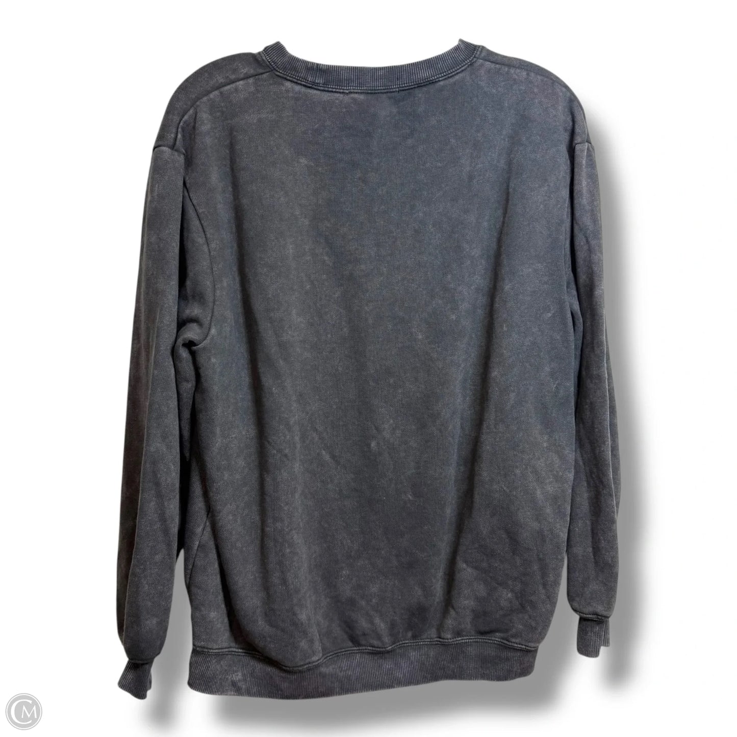 Cherries Sweatshirt Crewneck By Clothes Mentor In Grey, Size: S
