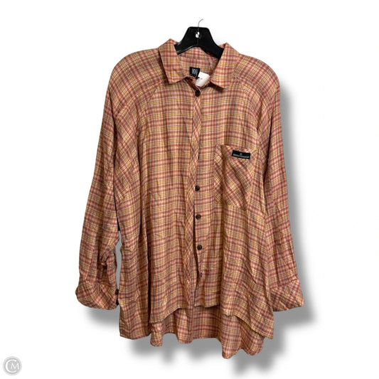 Top Long Sleeve By Bdg In Pink, Size: S