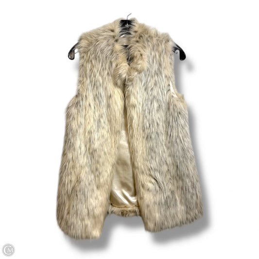 Vest Faux Fur & Sherpa By Rachel Zoe In Ivory, Size: Xs