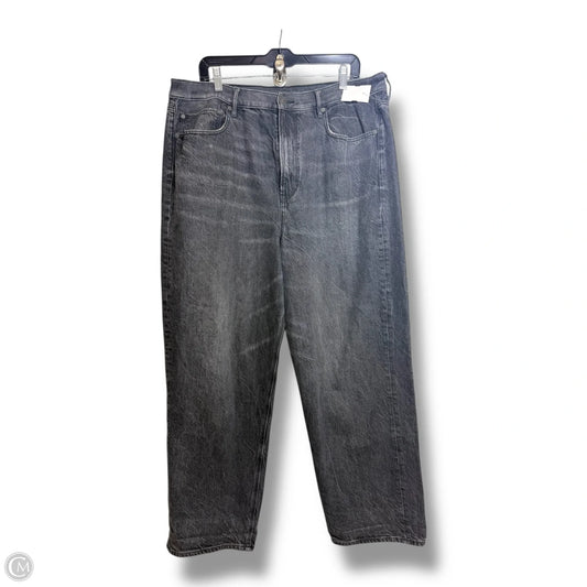 Jeans Wide Leg By American Eagle In Black, Size: 18