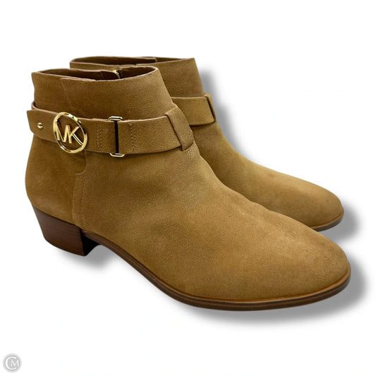 Boots Designer By Michael Kors In Tan, Size: 7.5