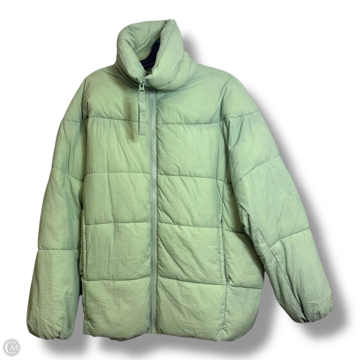 Coat Puffer & Quilted By Urban Outfitters In Green, Size: Xs