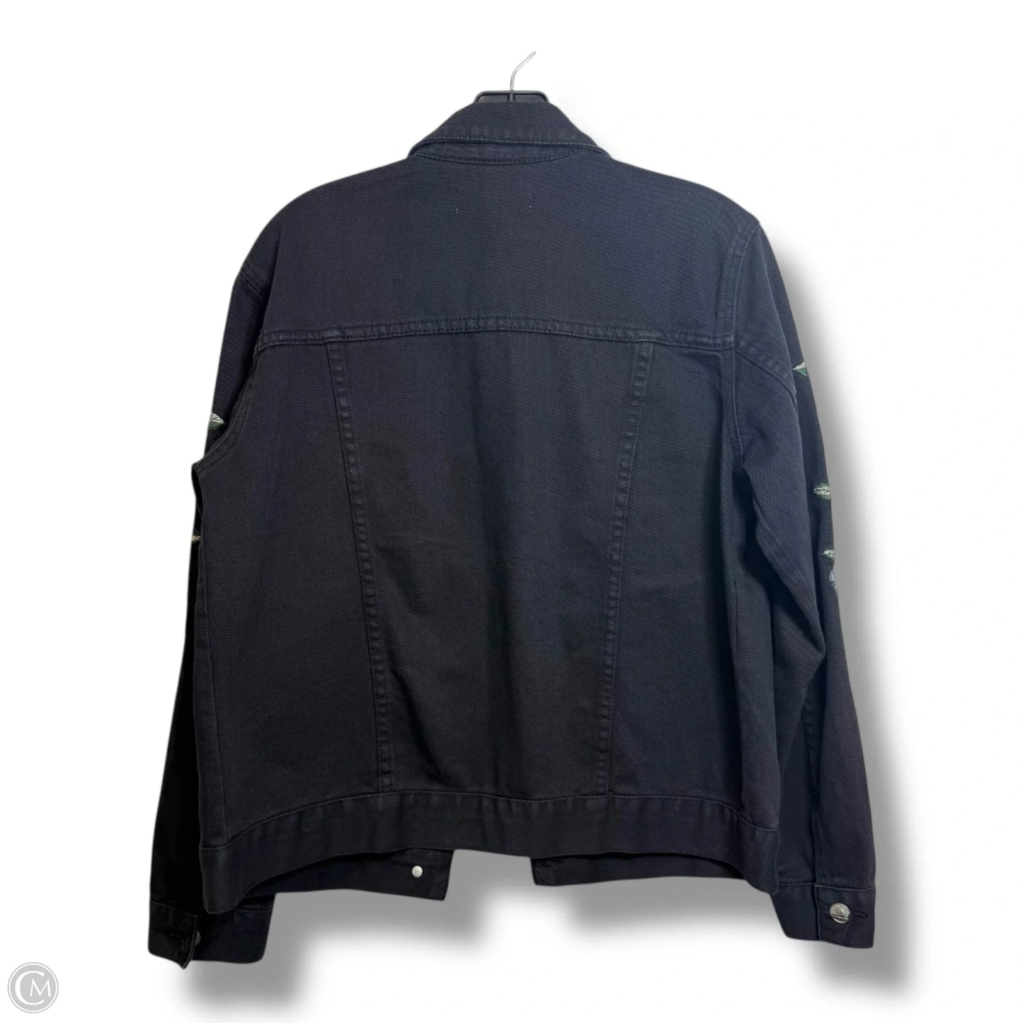 Jacket Denim By Pacsun In Black, Size: M