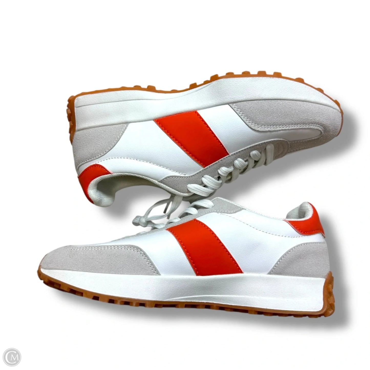 Shoes Sneakers By Clothes Mentor In White, Size: 8.5