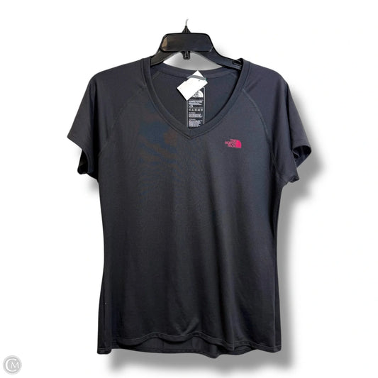 Athletic Top Short Sleeve By The North Face In Grey, Size: L