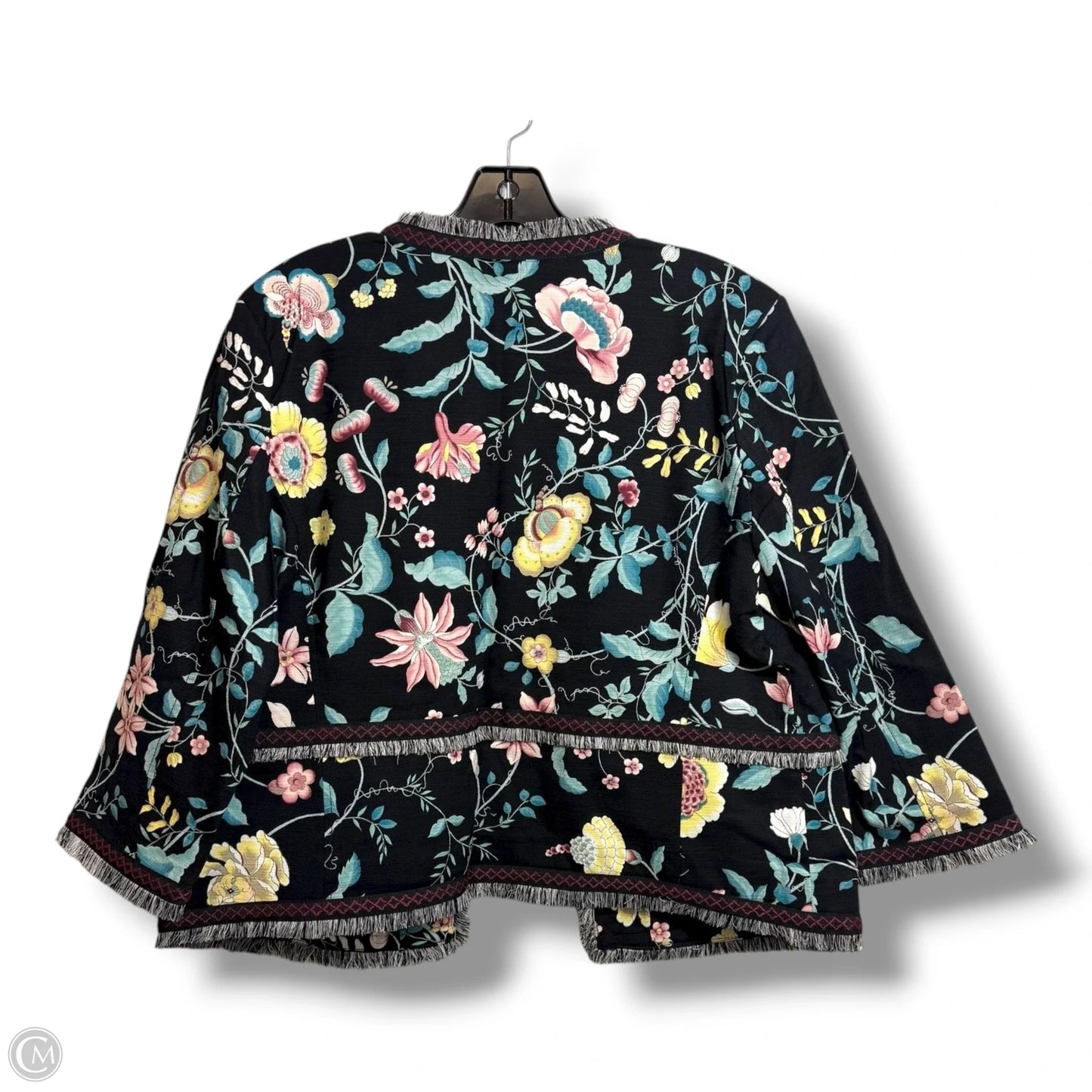 Blazer By Loft In Floral Print, Size: 16