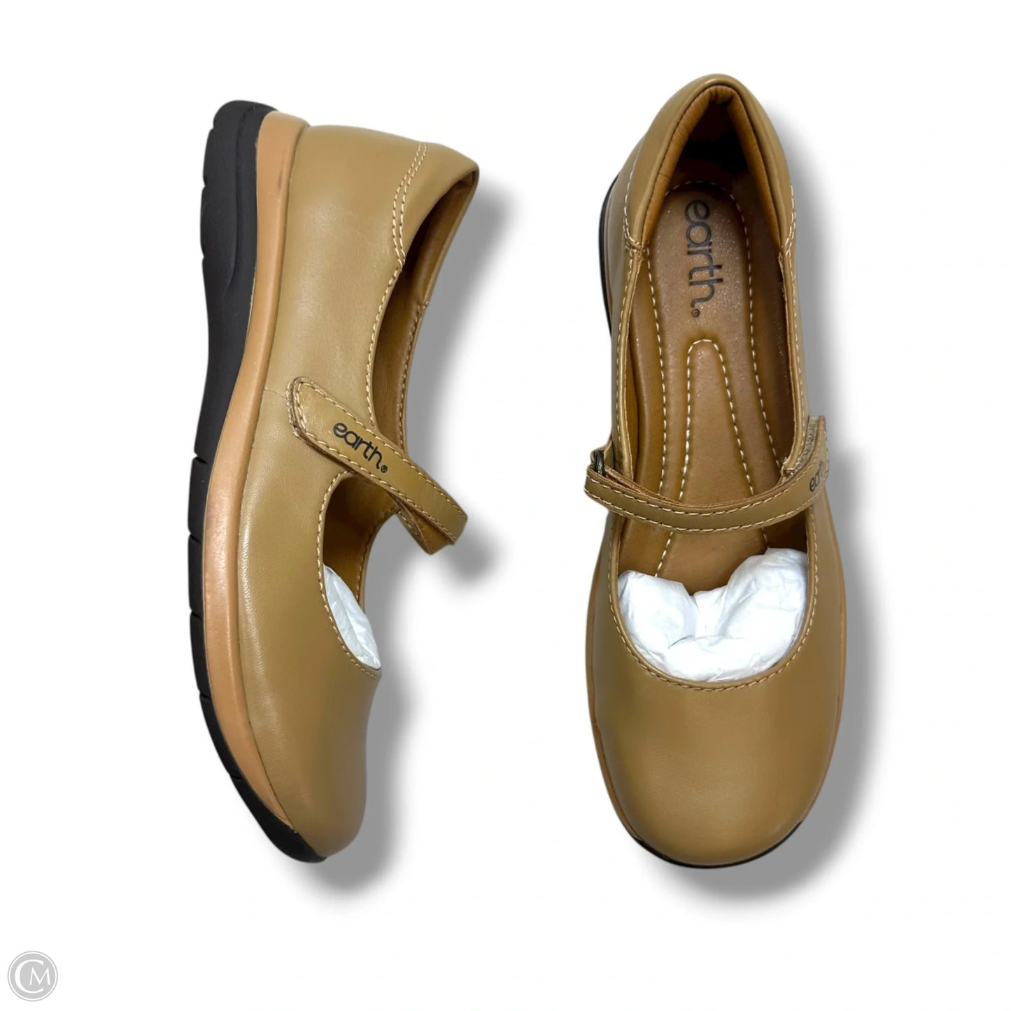 Shoes Flats By Earth In Tan, Size: 9.5