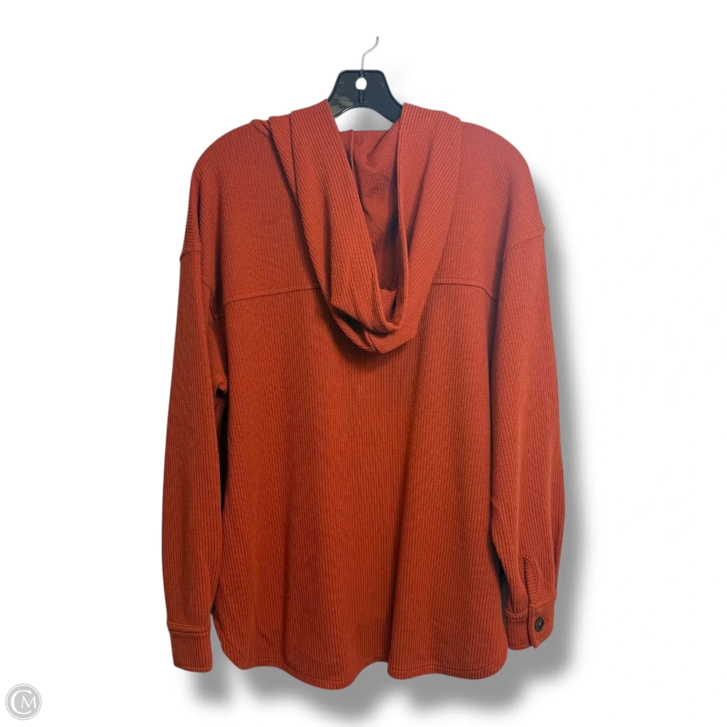 Top Long Sleeve By Time And Tru In Orange, Size: M