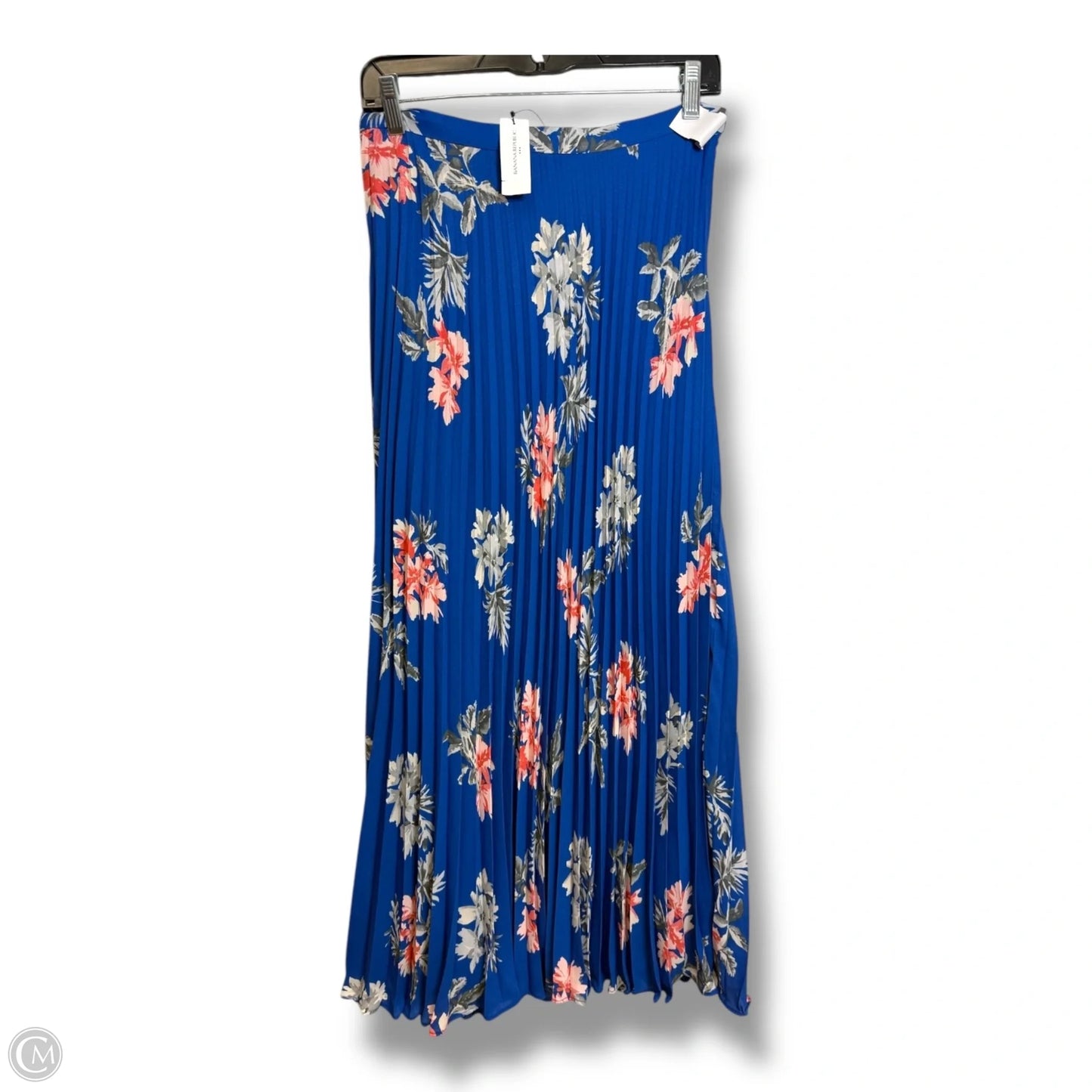 Skirt Maxi By Banana Republic In Blue, Size: 4