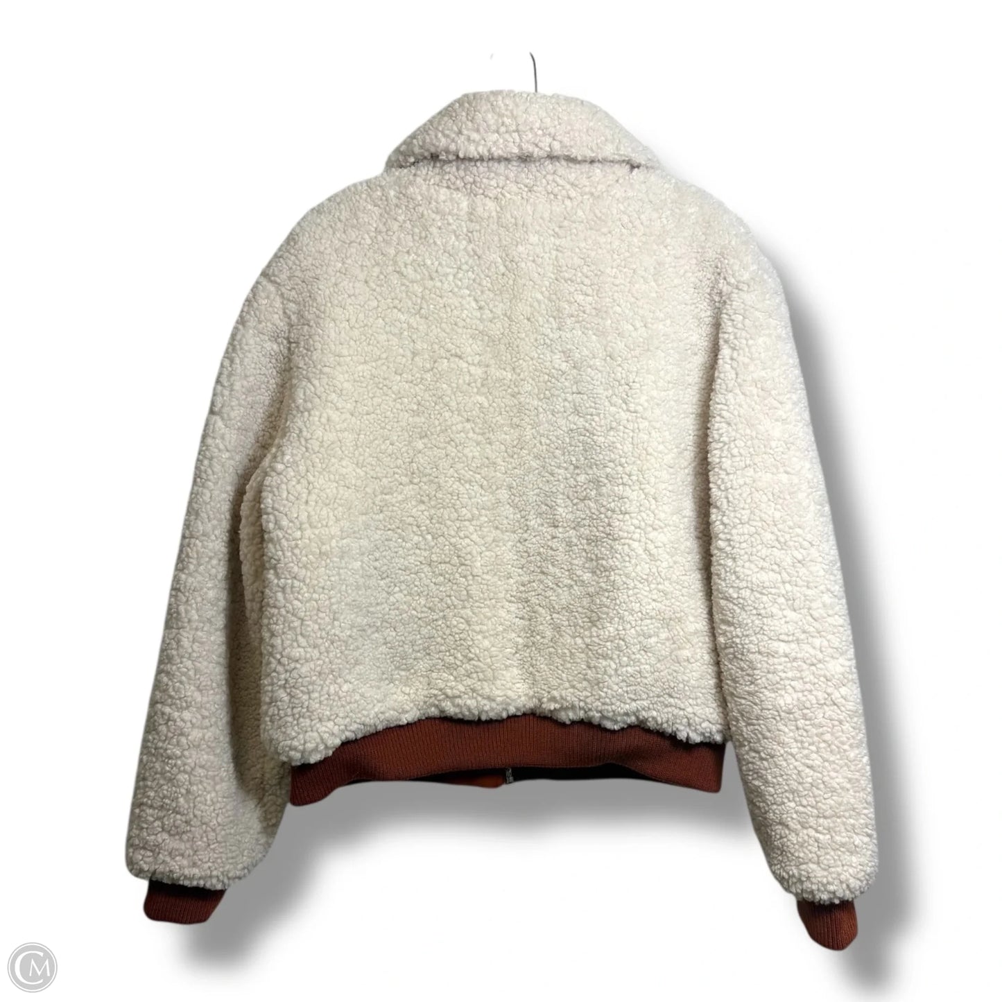 Coat Faux Fur & Sherpa By Blanknyc In Ivory, Size: L