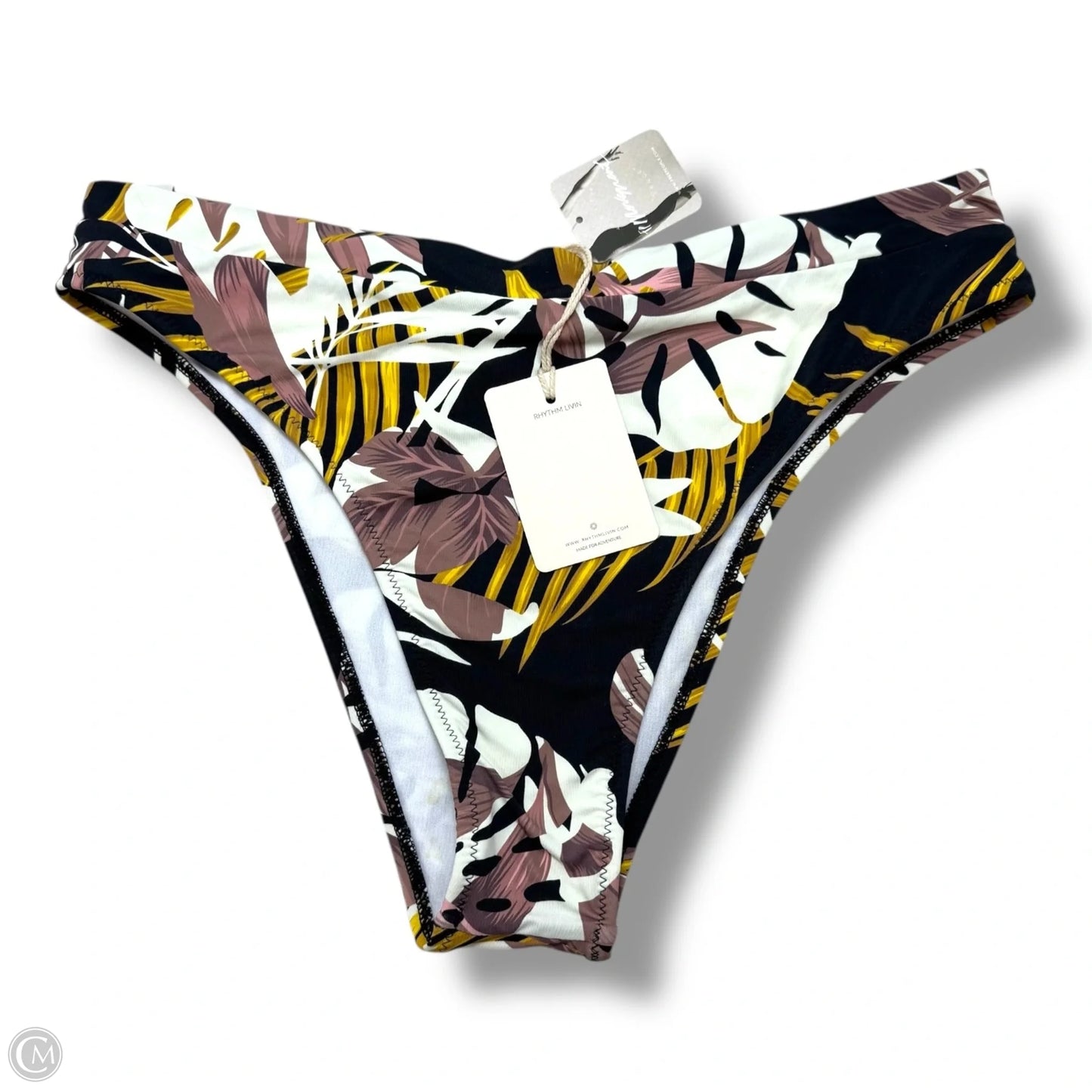 Colombo Bandeau Bikini Top & bottoms Swimsuit 2pc By Free People In Tropical Print, Size: 14