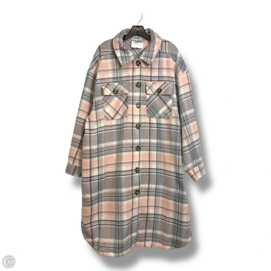 Coat Other By Clothes Mentor In Plaid Pattern, Size: 2x