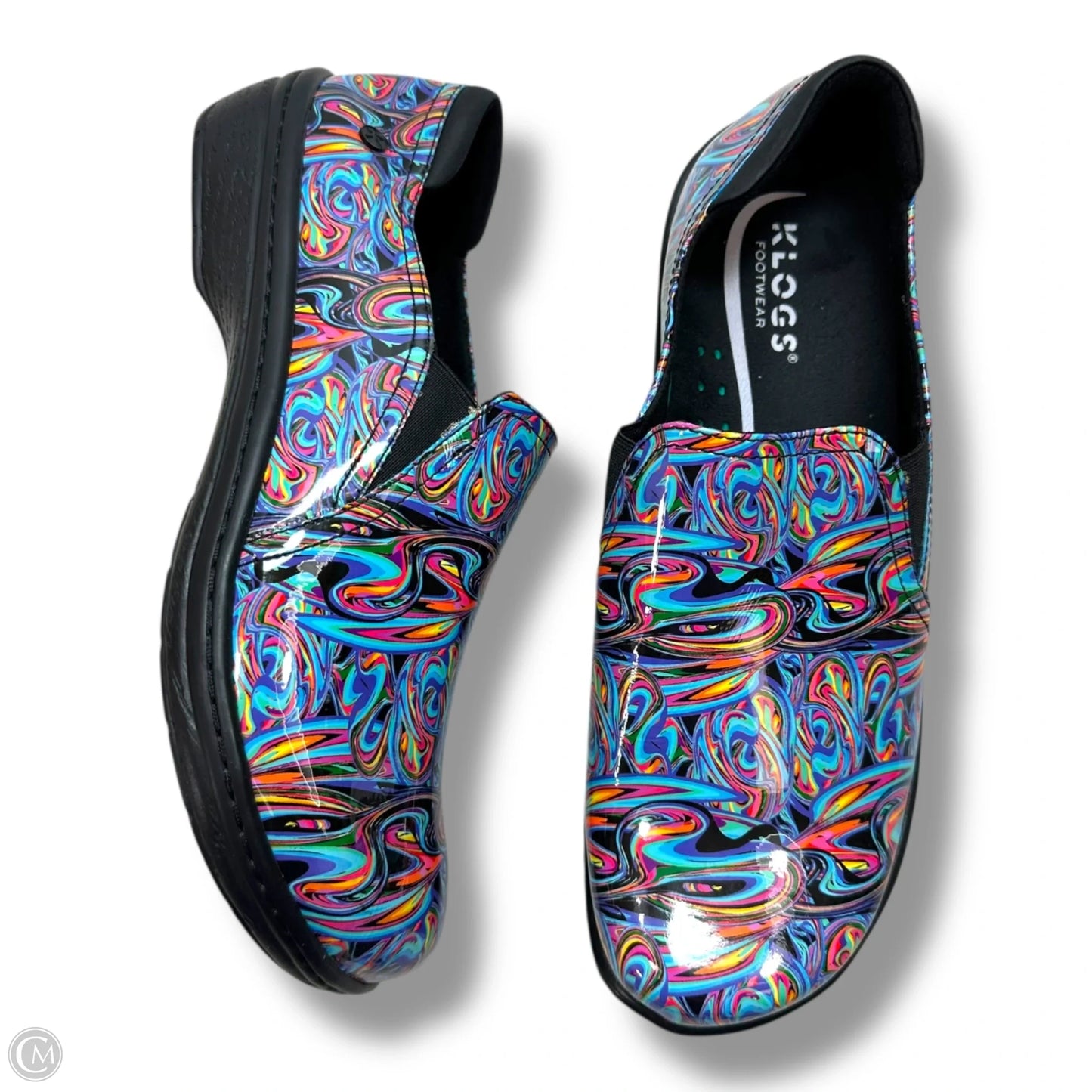 Shoes Flats By Clothes Mentor In Multi-colored, Size: 11