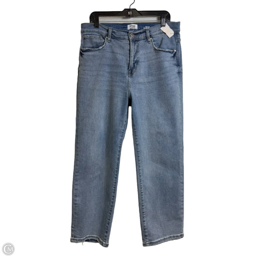 Jeans Straight By Kensie In Blue Denim, Size: 14