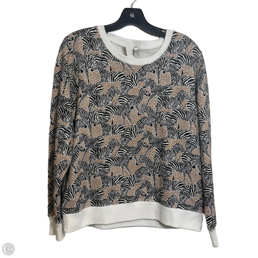 Sweatshirt Crewneck By J. Crew In Multi-colored, Size: M