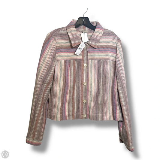 Top Long Sleeve By Loft In Multi-colored, Size: L