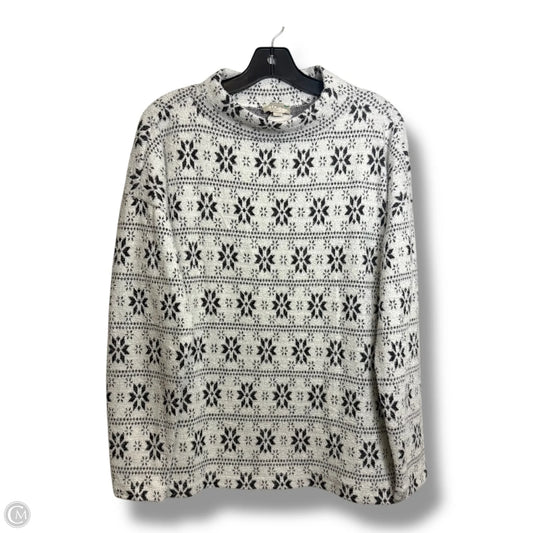 Sweater By Loft In White, Size: L