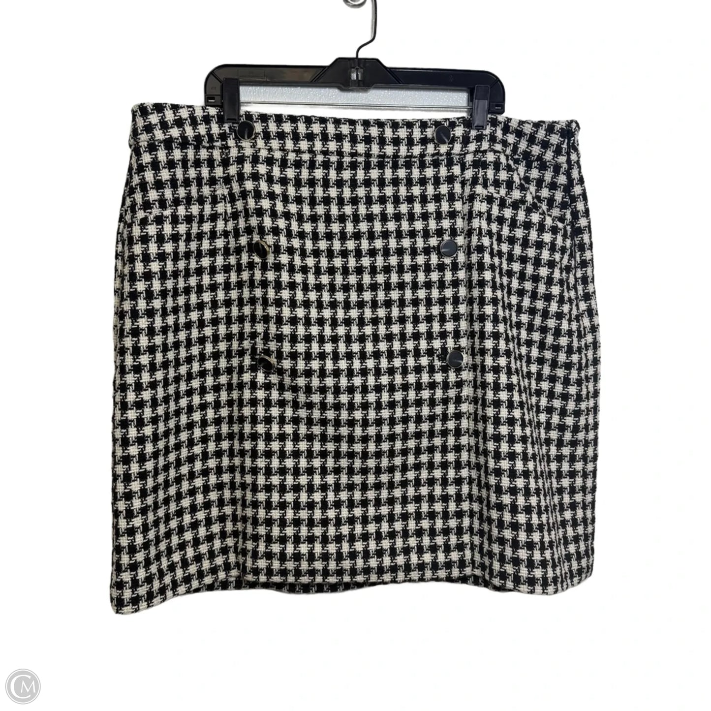 Skirt Set 2pc By Talbots In Black & White, Size: 1x