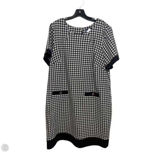 Dress Casual Short By Tommy Hilfiger In Black & White, Size: 18