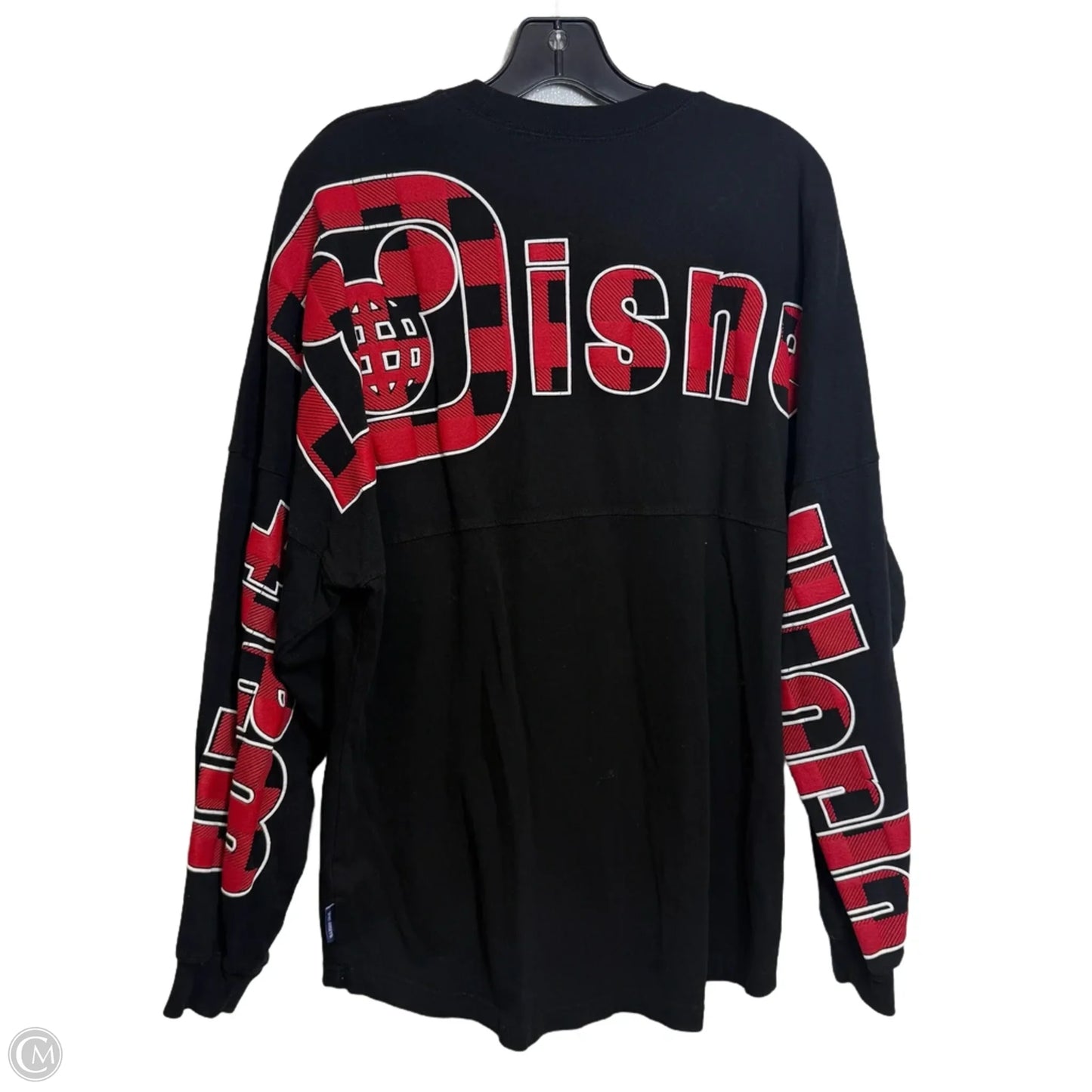 Top Long Sleeve By Disney In Black, Size: M