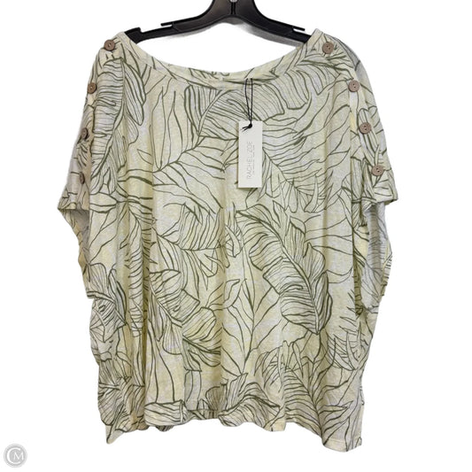 Top Sleeveless By Rachel Zoe In Yellow, Size: 3x