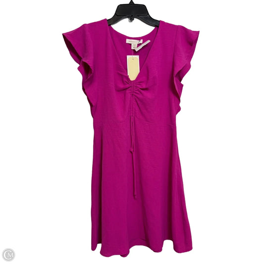 Dress Casual Short By Monteau In Pink, Size: M