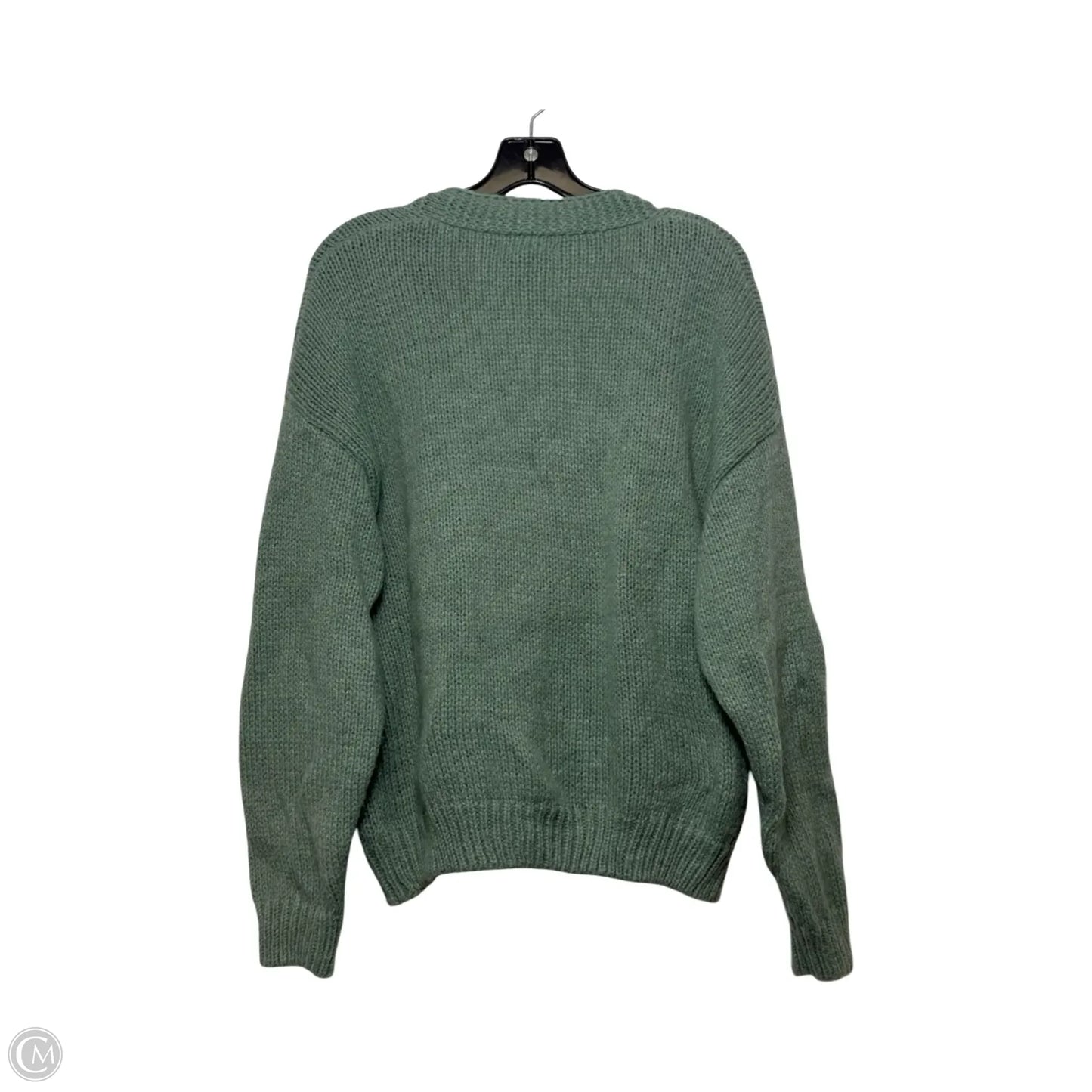 Cardigan By Clothes Mentor In Green, Size: L